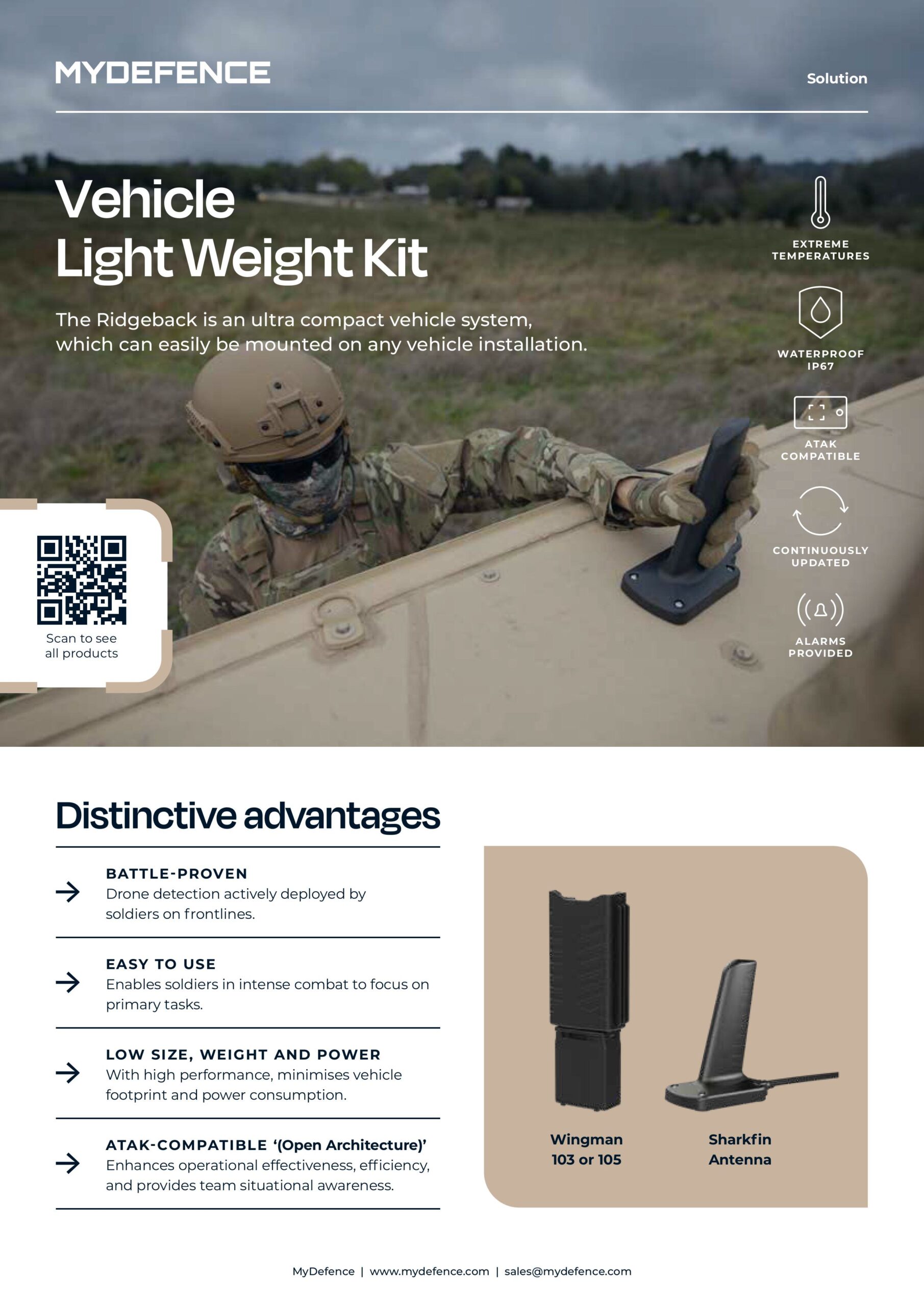 My Defence Ridgeback Download MyDefence Flyers and Catalogues | C-UAS Solutions