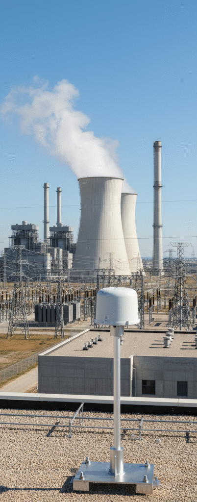 Power Plant with Wolfpack Drone Decetor