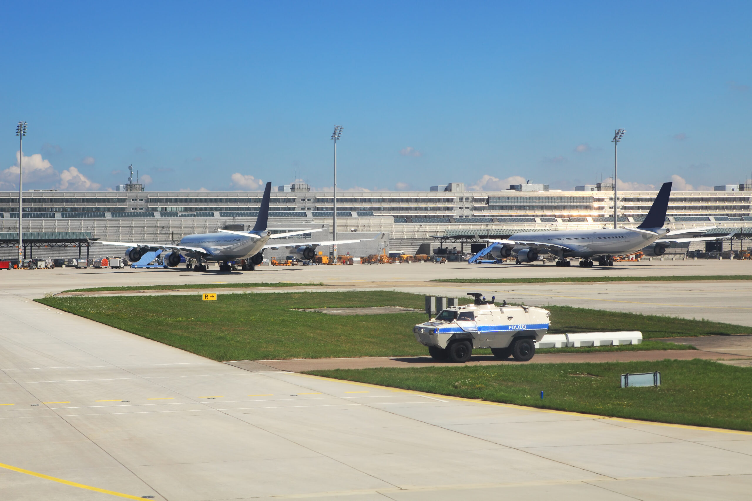 Airport being protected against unauthorized drones